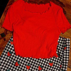 🍓 Cute Strawberry Shortcake Outfit 🍓